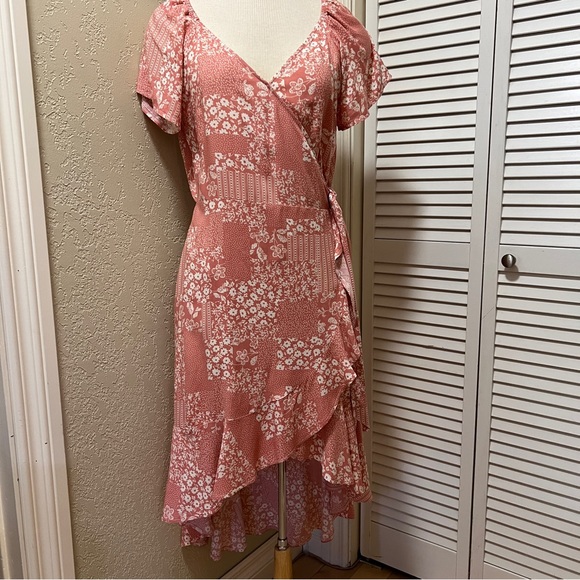 Wrangler Retro Women’s Hi-Lo Dress Melon Size S - Picture 1 of 12